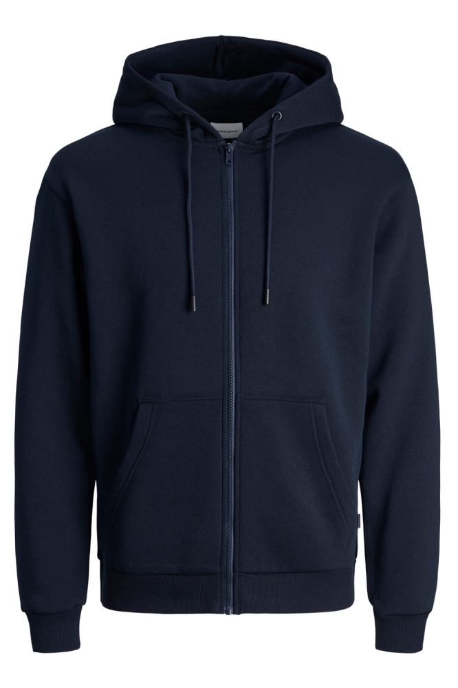 JJEBRADLEY SWEAT ZIP HOOD NOOS 12249342 NAVY BLAZER